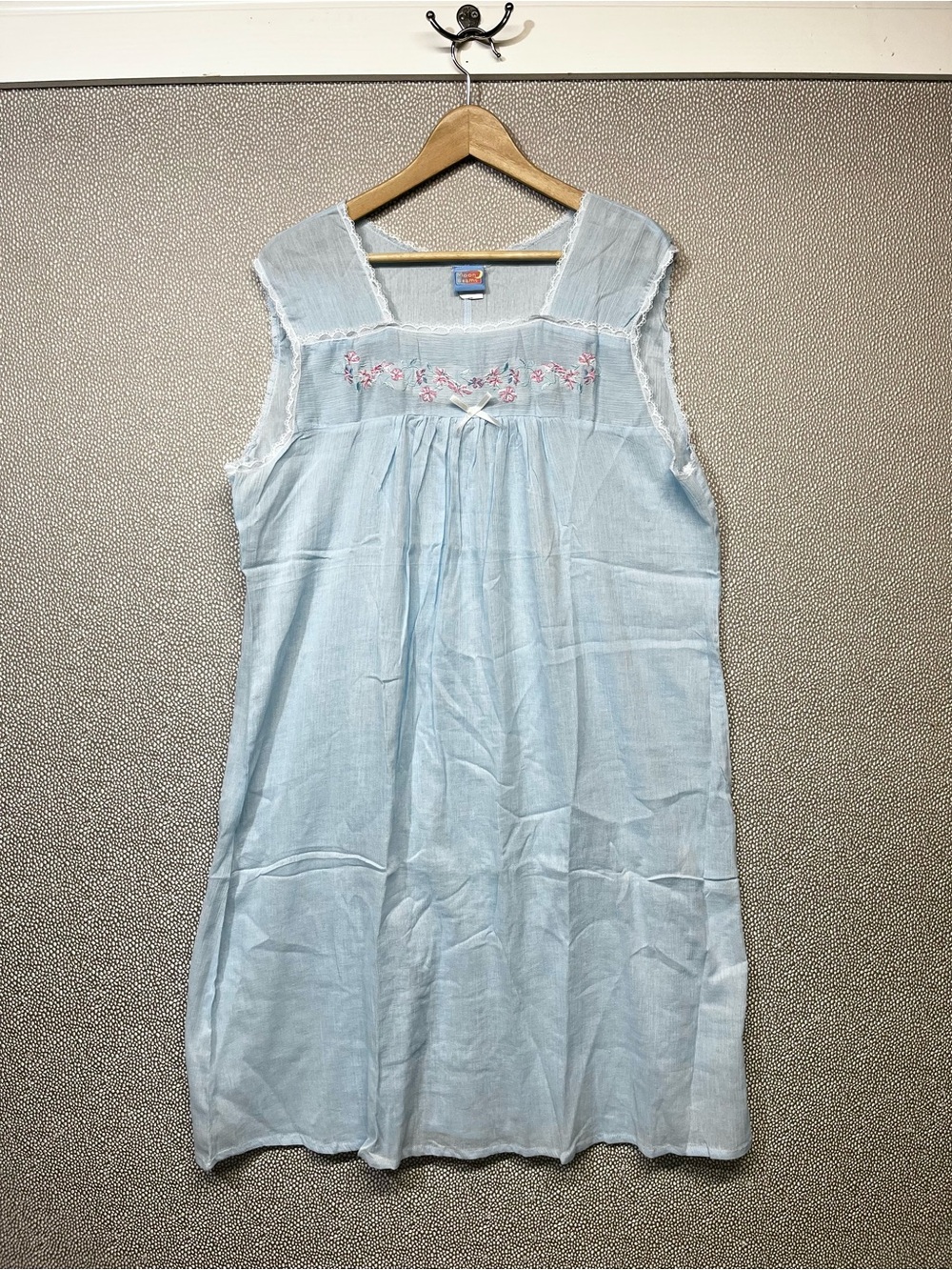 🆕 L Moonbeam Vintage Cotton Sleeveless Nightgown NWOT
